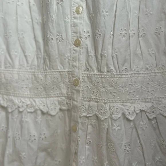 GAP x DOEN White Eyelet Midi Dress - Picture 5 of 8